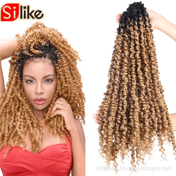 Crochet Hair New Style spring  Twist Crochet Hair Extensions Pre-twisted Passion Twist Hair 18" Pre-looped Bohemian braiding